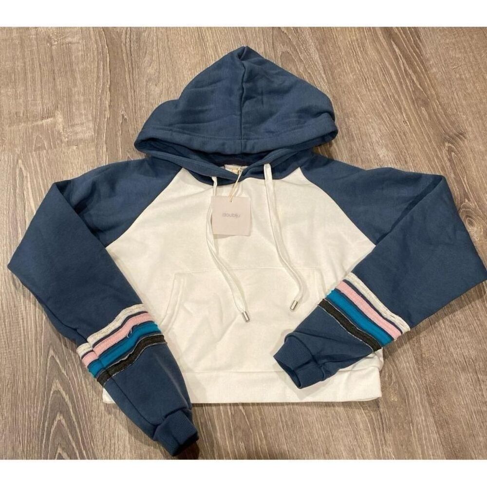 Doublju Cropped Top Hoodie‎ size small